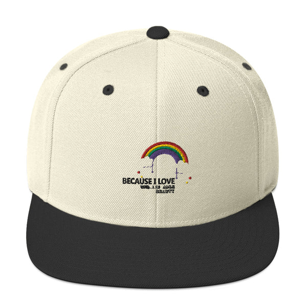 Snapback Hat rainbow