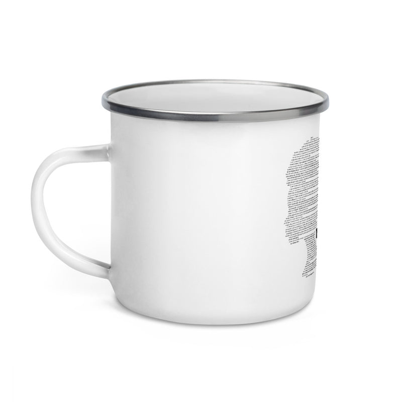 Enamel Mug girls thought