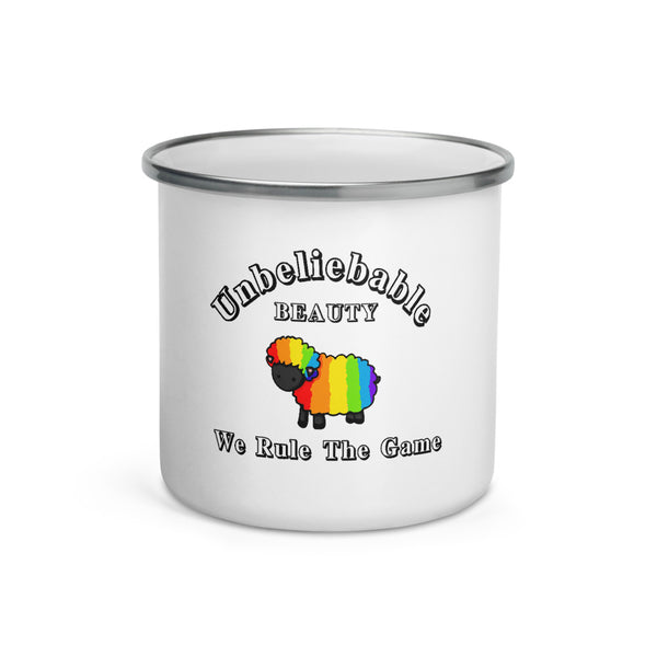 Enamel Mug ub sheep logo