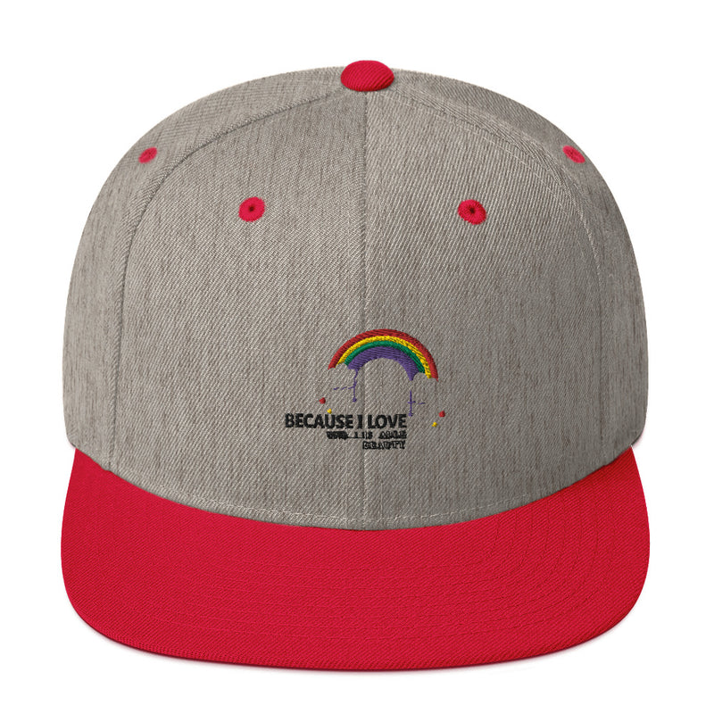 Snapback Hat rainbow