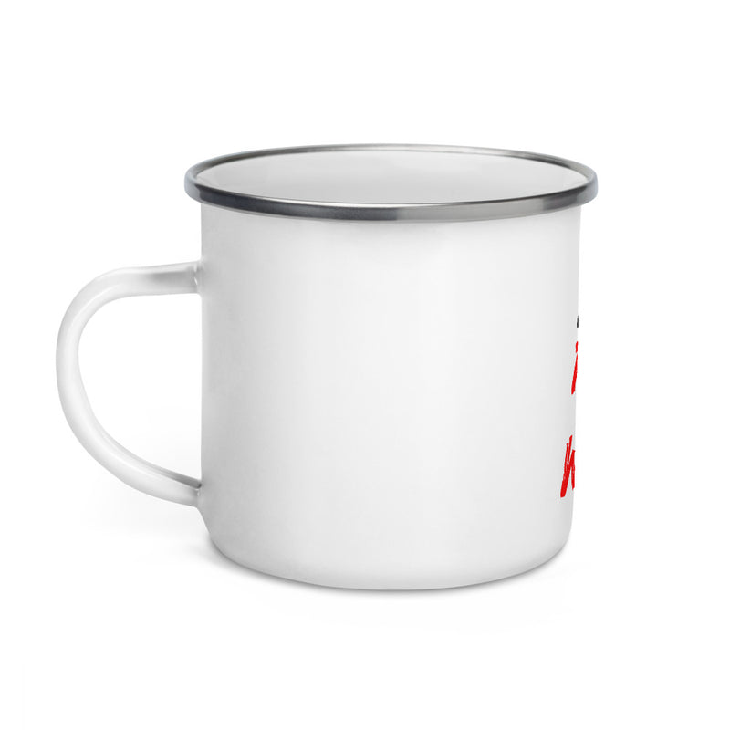 Enamel Mug we rule the word