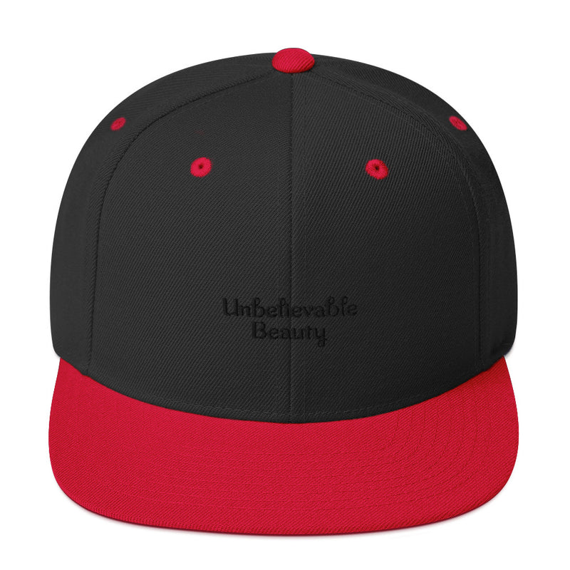 Snapback Hat ub writing