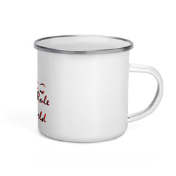 Enamel Mug girl rule the word