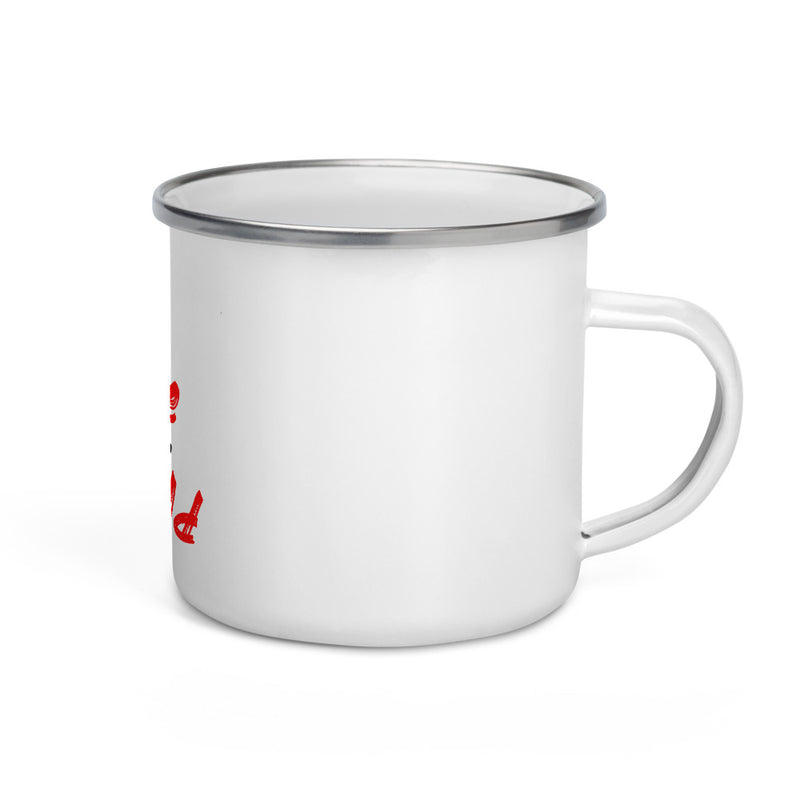 Enamel Mug we rule the word