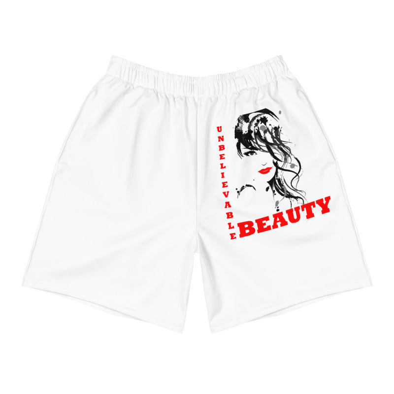 Men's Athletic Long Shorts girl love beauty