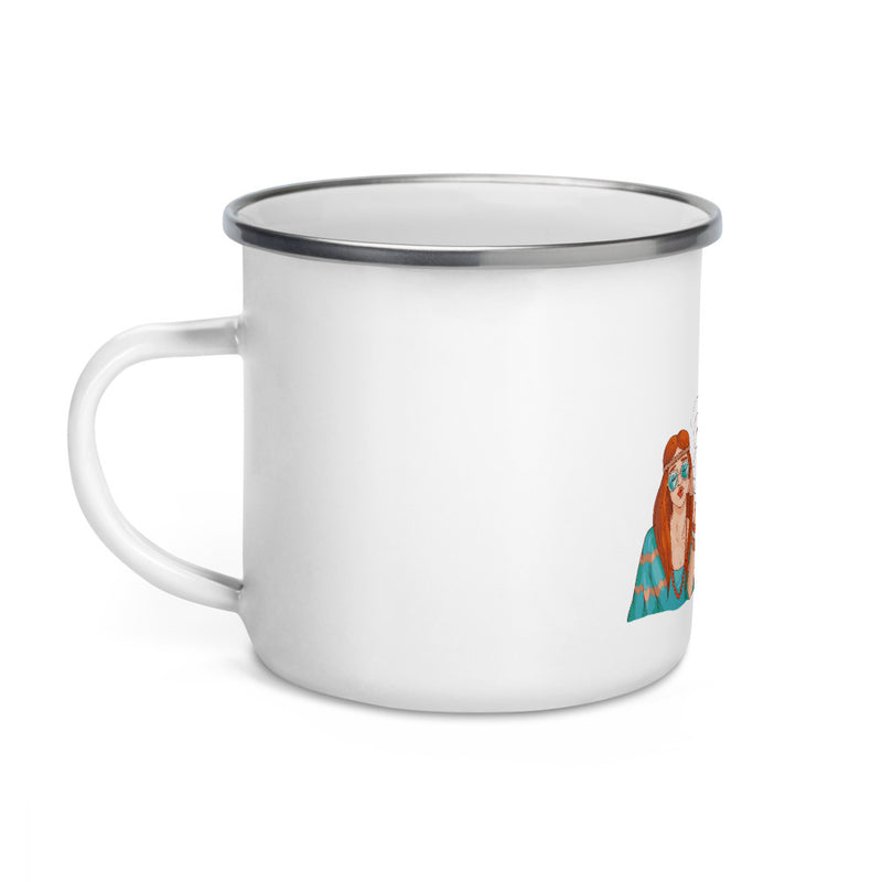 Enamel Mug smokey girl we rule the word