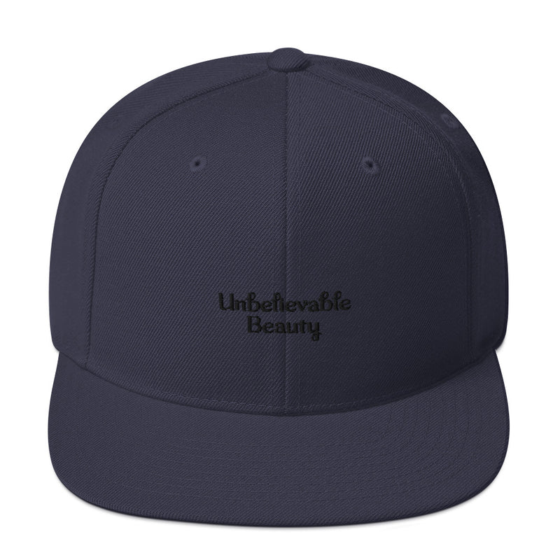 Snapback Hat ub writing