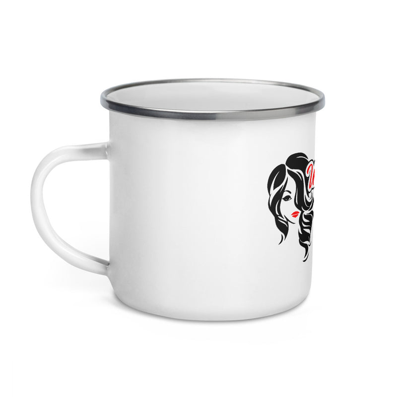 Enamel Mug ub girl beauty