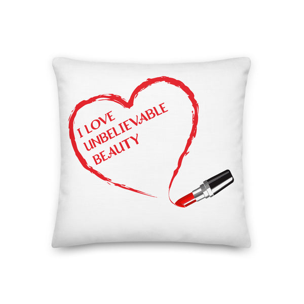 Premium Pillow ub lipstick heart