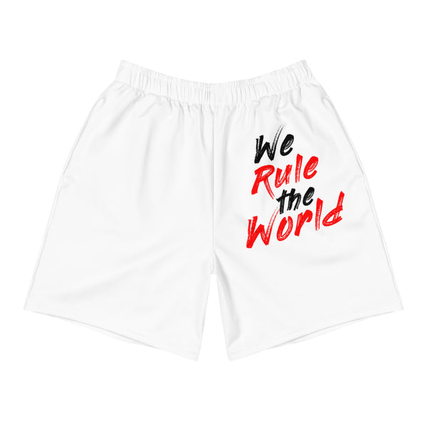 Men's Athletic Long Shorts we rul the word