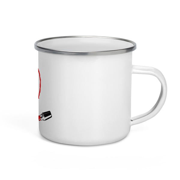 Enamel Mug  lipstick heart ub