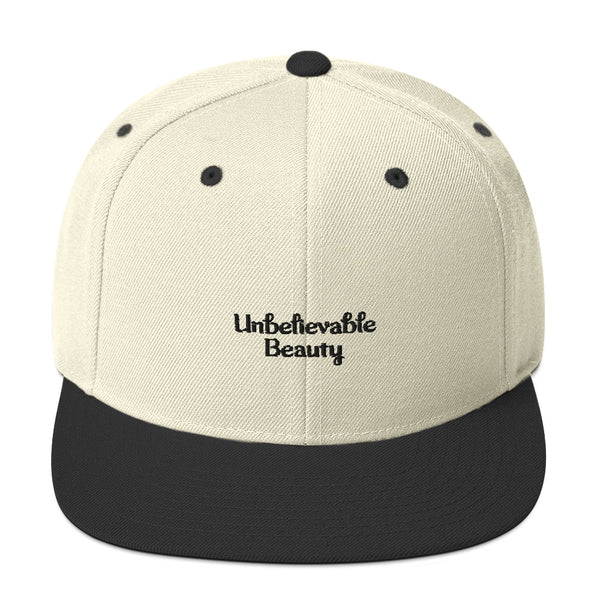 Snapback Hat ub writing