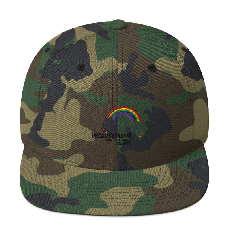 Snapback Hat rainbow