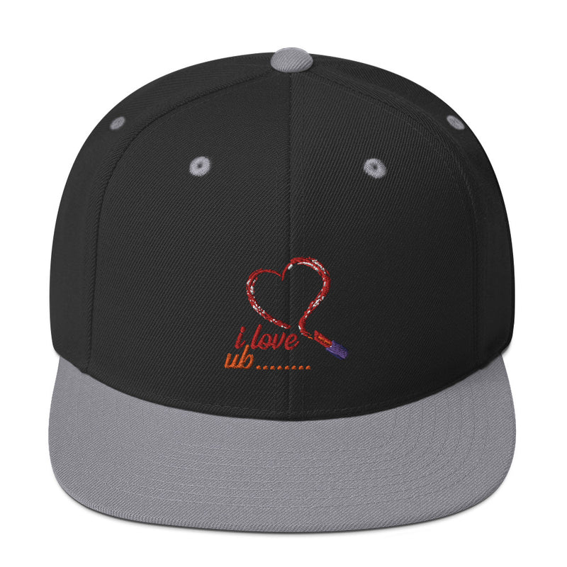 Snapback Hat red heart