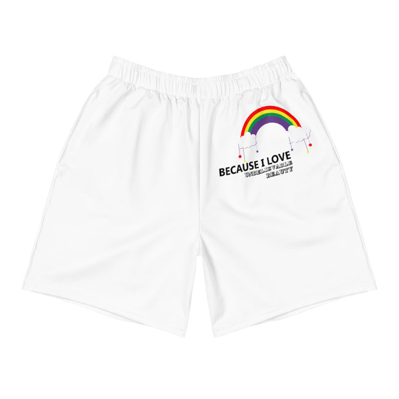 Men's Athletic Long Shorts Rainbow ub