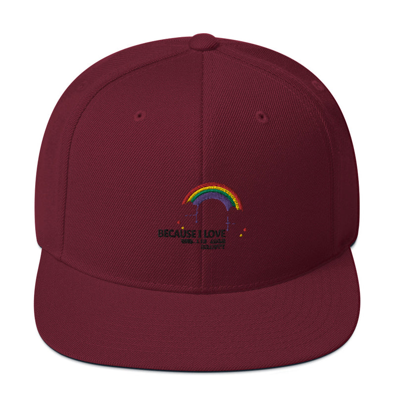 Snapback Hat rainbow