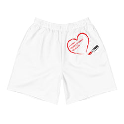 Men's Athletic Long Shorts lipstick heart