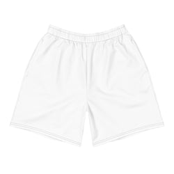 Men's Athletic Long Shorts black in white