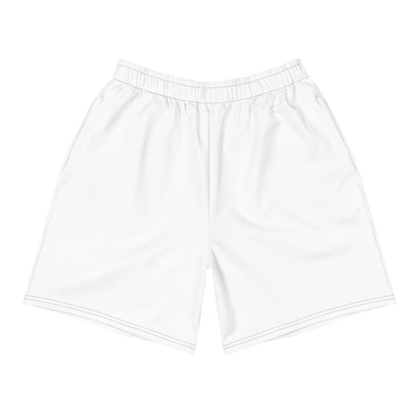 Men's Athletic Long Shorts black in white