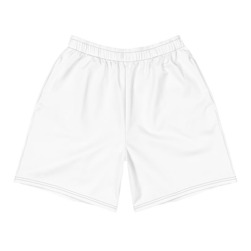 Men's Athletic Long Shorts black in white