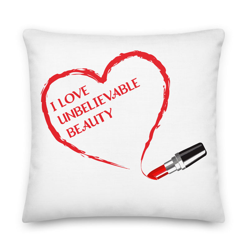 Premium Pillow ub lipstick heart