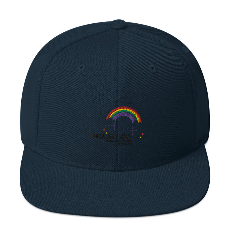 Snapback Hat rainbow